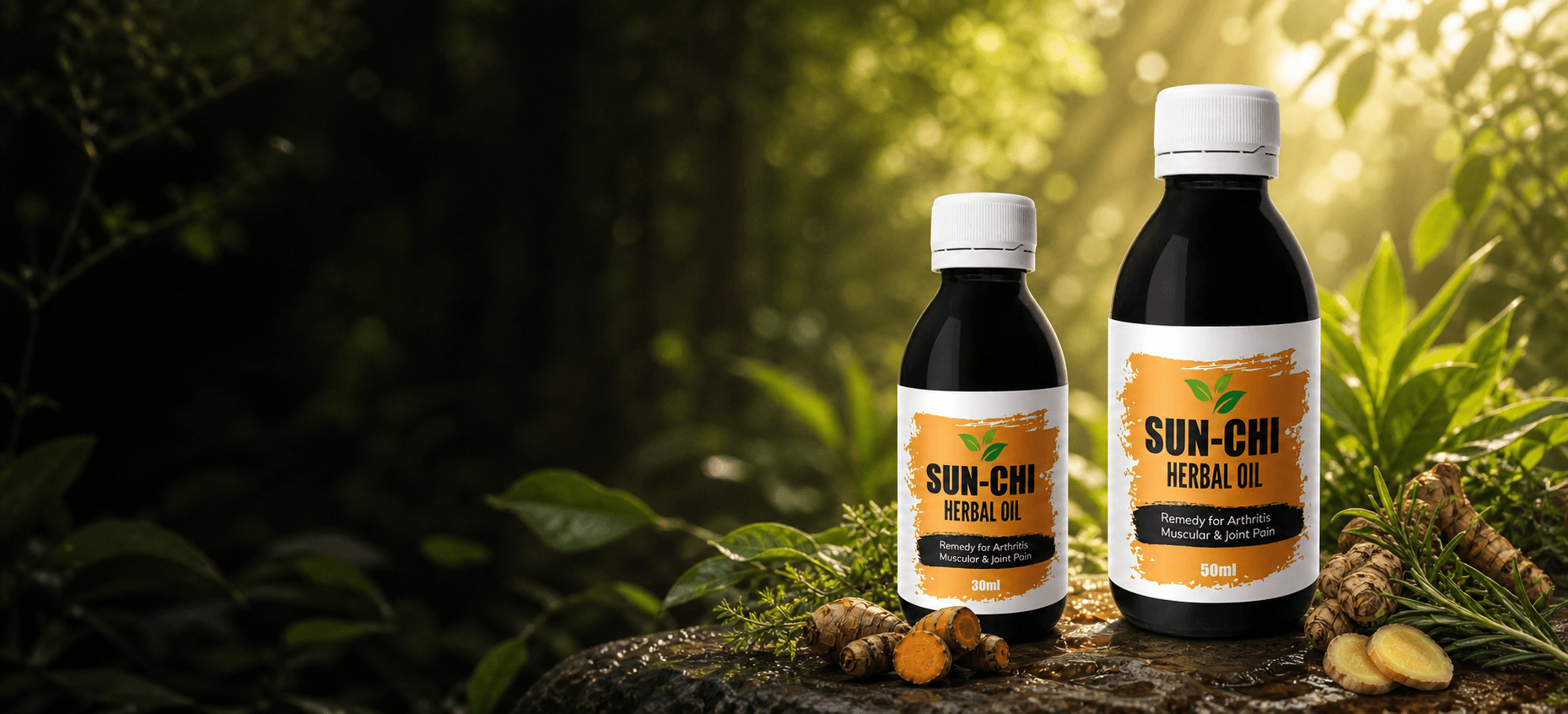 SUN-CHI pain relief herbal oil