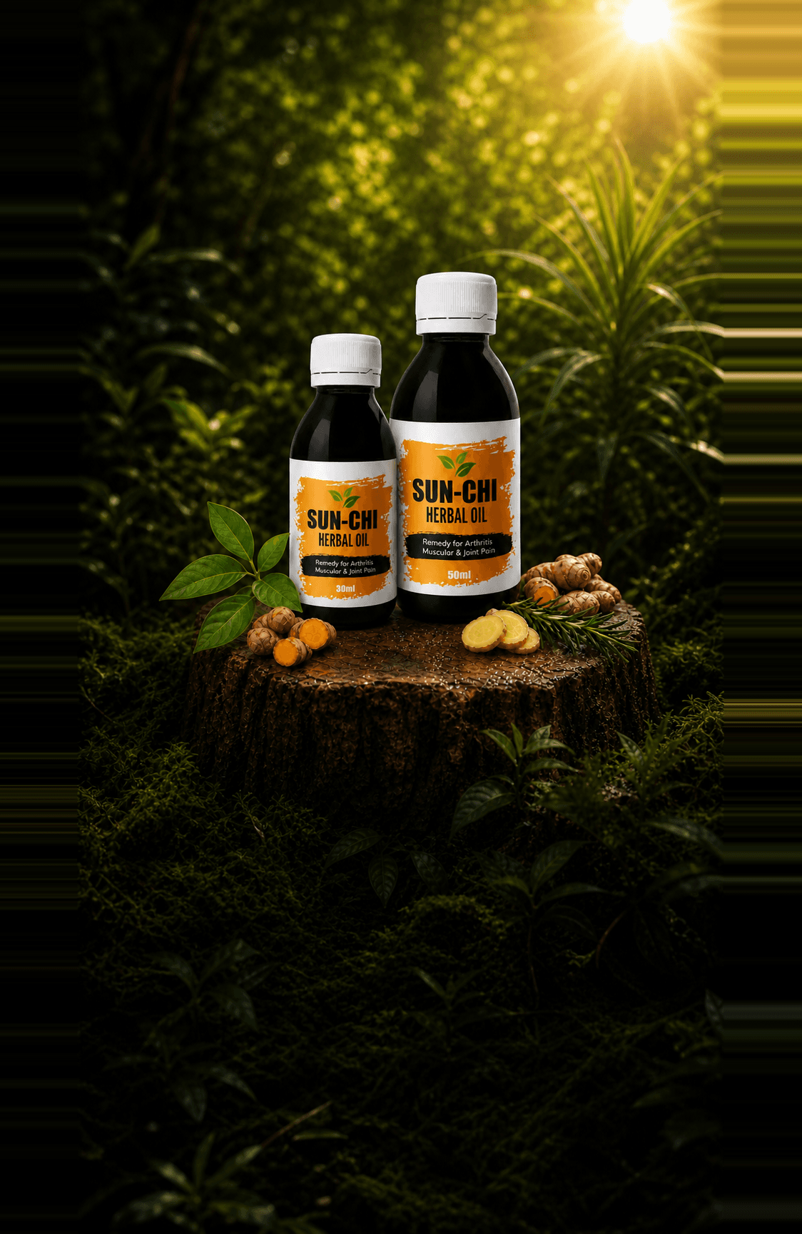 SUN-CHI pain relief herbal oil